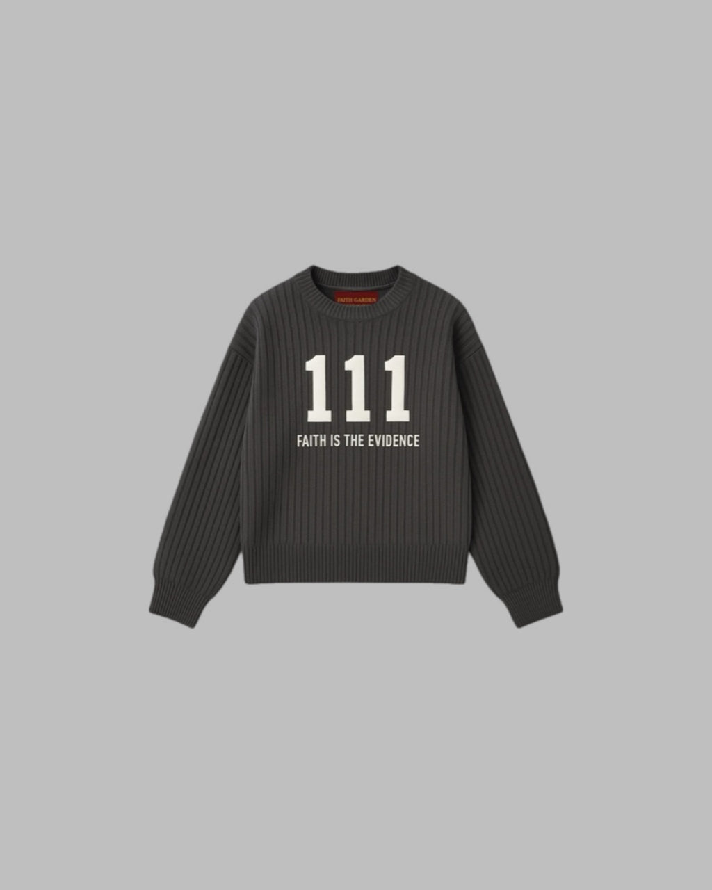 “11:1” Ribbed Knit Sweater