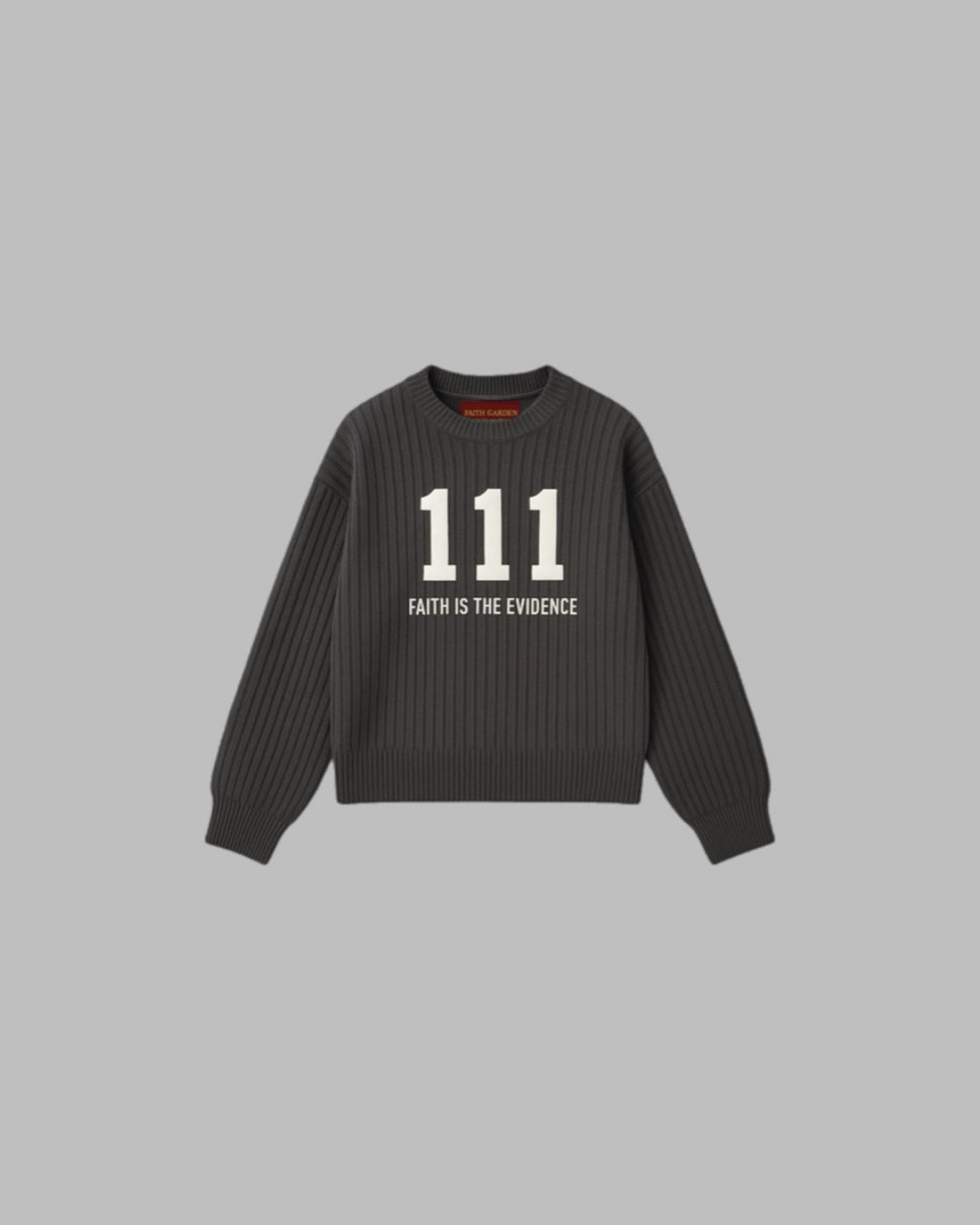 “11:1” Ribbed Knit Sweater
